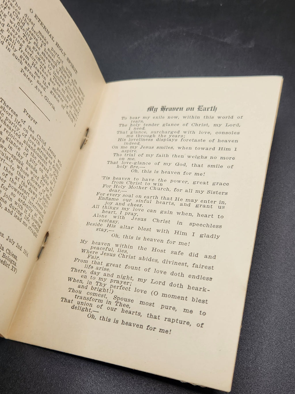 1936 Litany & Novena of the Little Flower St Therese Catholic Prayer Booklet
