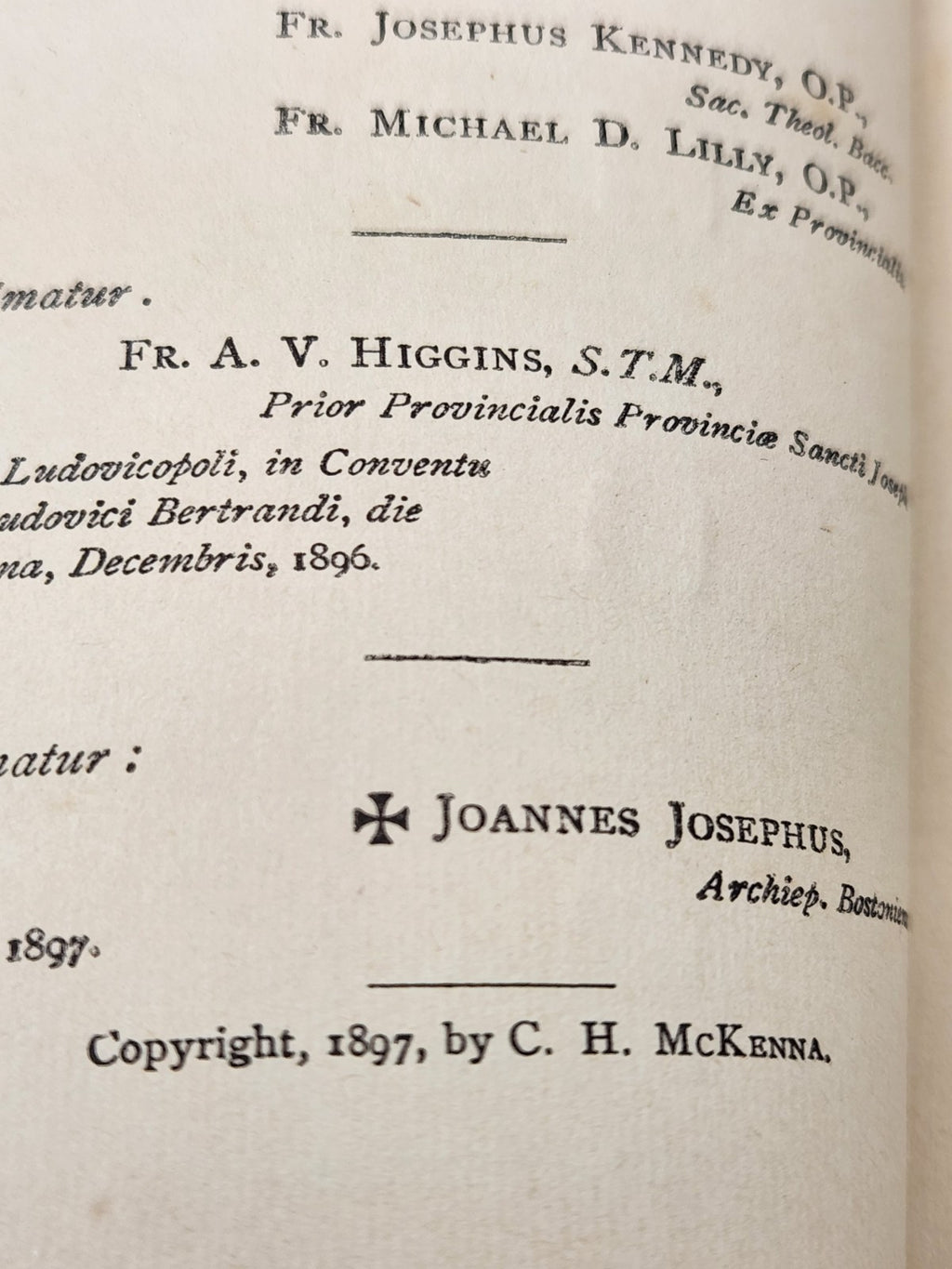 Vintage 1897 “How To Make The Mission” Catholic Religious Booklet Dominican