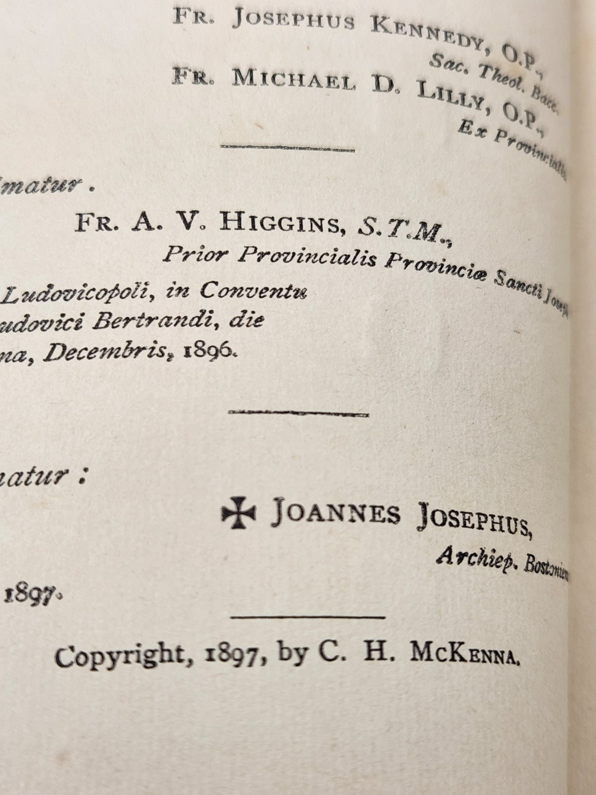 Vintage 1897 “How To Make The Mission” Catholic Religious Booklet Dominican