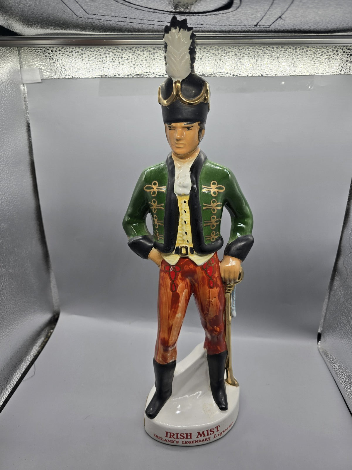 Irish Mist Soldier Decanter 19” Tall In The Irish Brigade Austrian Army