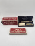 Vintage Valet AutoStrop Safety Razor Model C Case Leather Strop Box USA