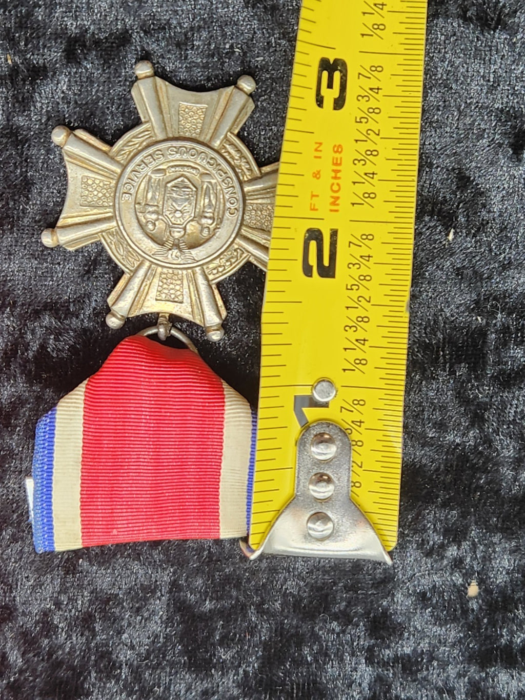 Vintage New York State Conspicuous Service Medal Governor Legislature Award...