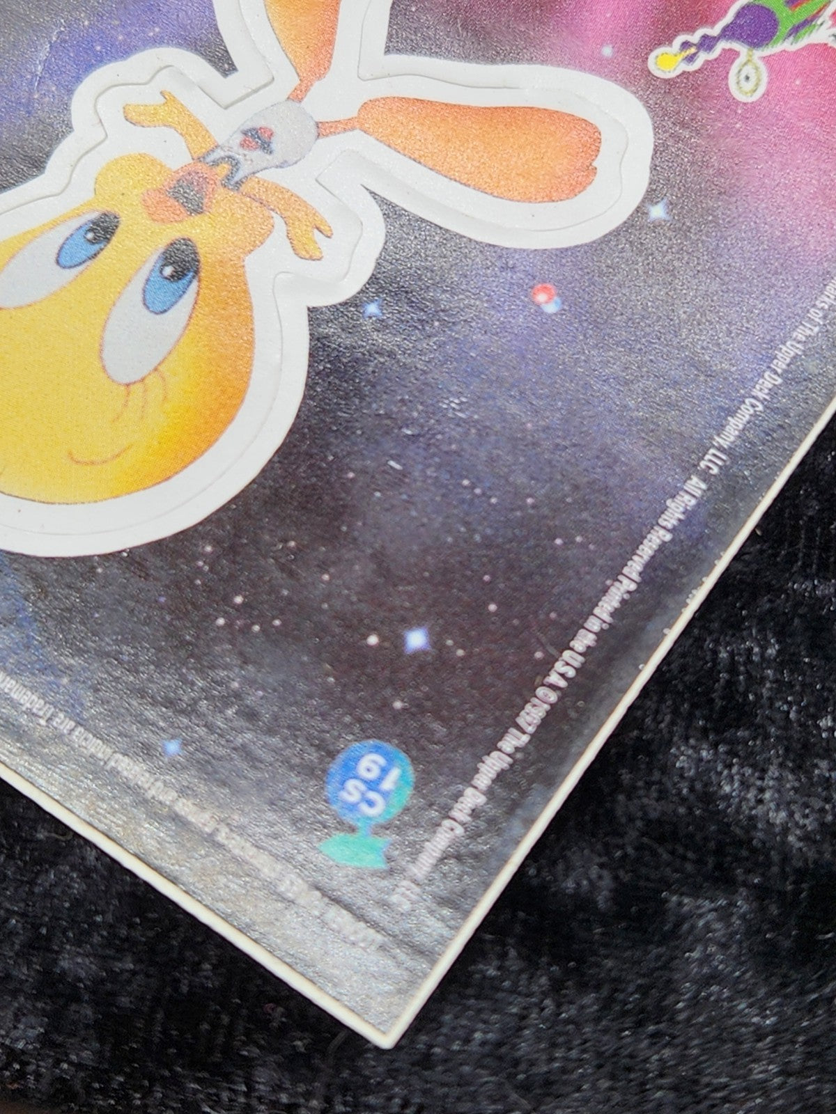 1997 Upper Deck Space Jam Cosmic Showdown CS19 Tweety Bird Die-Cut Sticker Card