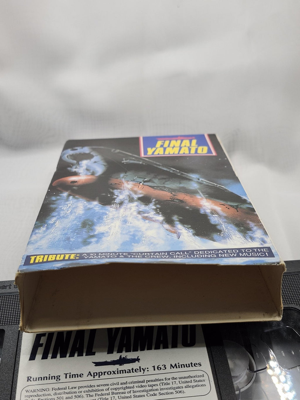 Vintage Final Yamato VHS Tape Voyager Anime Sci-Fi Subtitled 163 Min USA Movie
