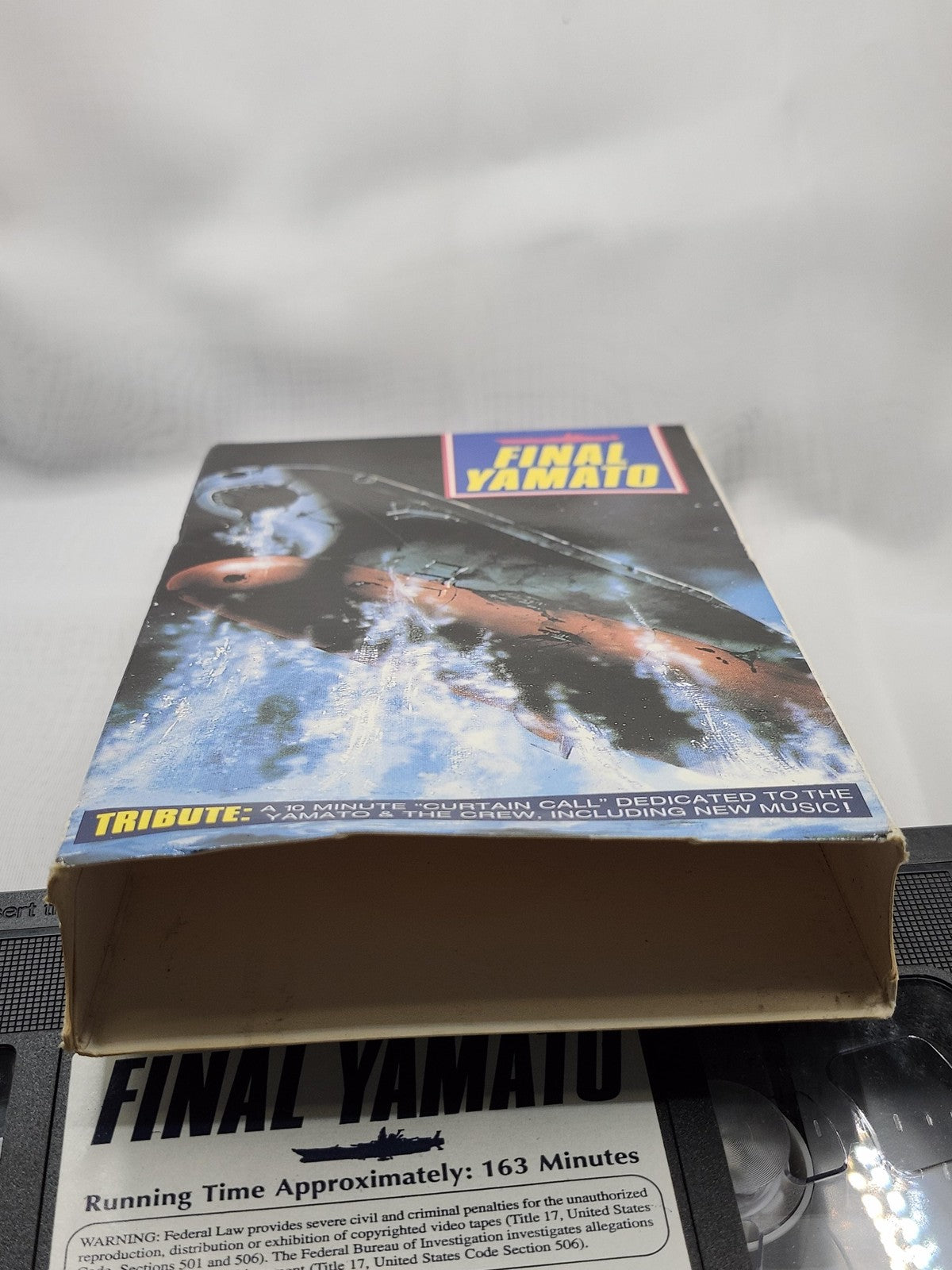 Vintage Final Yamato VHS Tape Voyager Anime Sci-Fi Subtitled 163 Min USA Movie