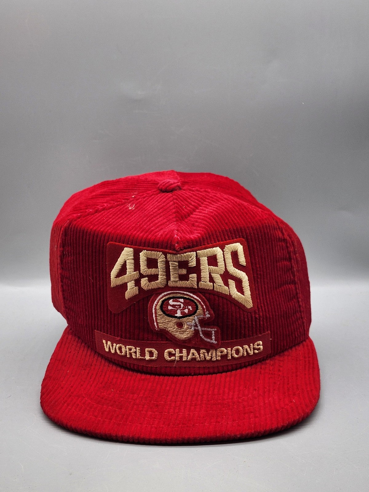 Vintage San Francisco 49ers Hat Cap Snap Back NFL Red One Size New Era Mens
