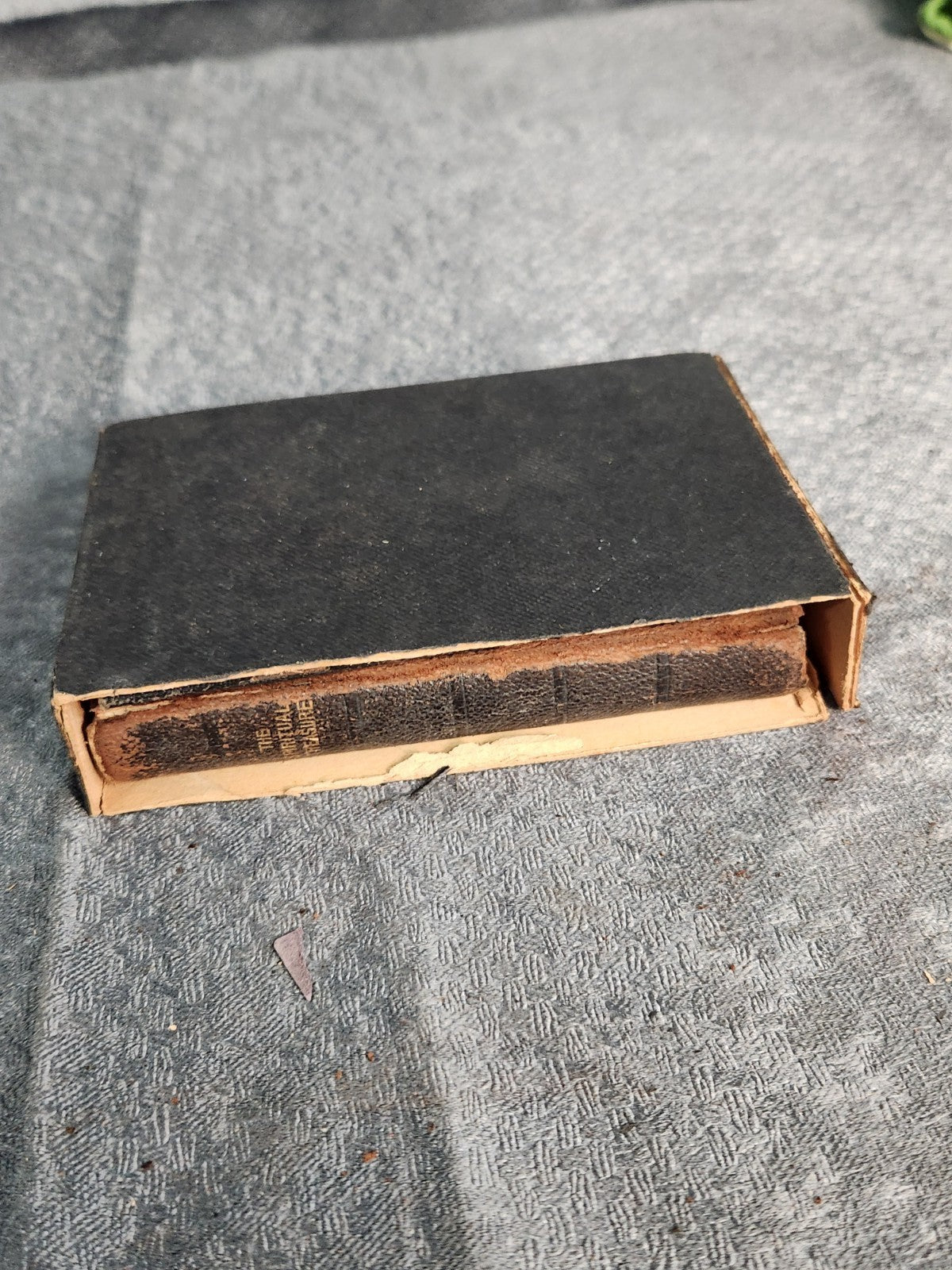 1919 The Spiritual Treasure Catholic Prayer Book + Way Of The Cross Pocket Lot