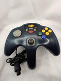 Mad Catz Blue Wired Controller Gamepad For Nintendo 64 N64 Turbo Slow Buttons