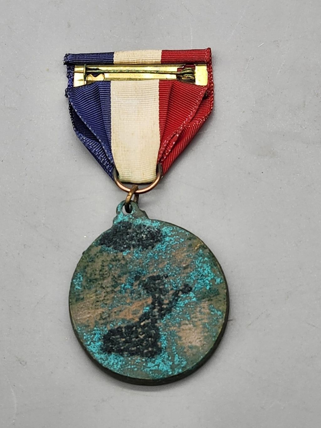 Vintage New York Parks Recreation Buffalo Medal Red White Blue Ribbon City Award