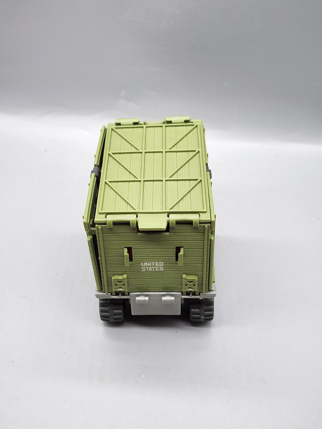 Vintage 1987 G.I. Joe Green Radar Trailer Playset Hasbro Plastic Toy Loose