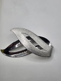 Vintage Sarah Coventry Abstract Swirl Brooch Pin Silver Tone Modernist Jewelry