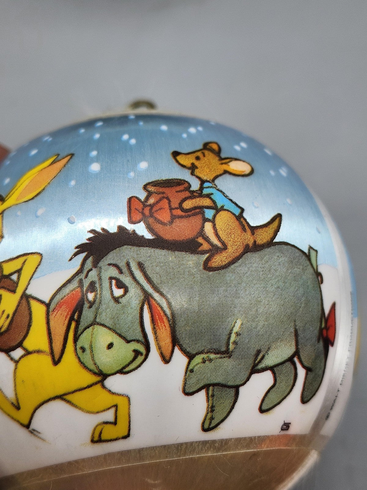 Vintage Disney Winnie The Pooh 1979 Christmas Ornament Plastic Multicolor Decor