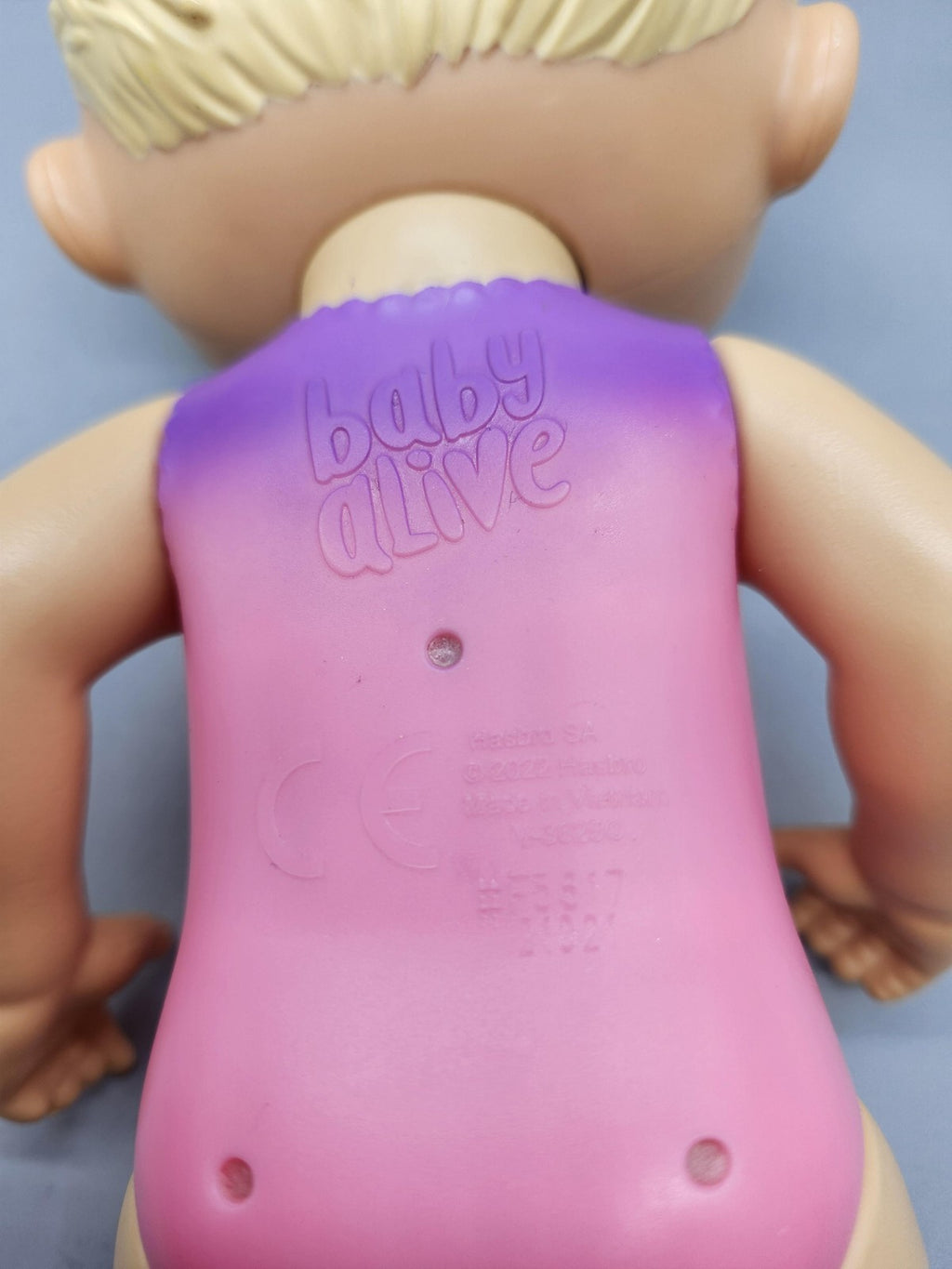 Hasbro Baby Alive Blonde 10in Rainbow Swimsuit Bath Girl Doll Blue Eyes 2022