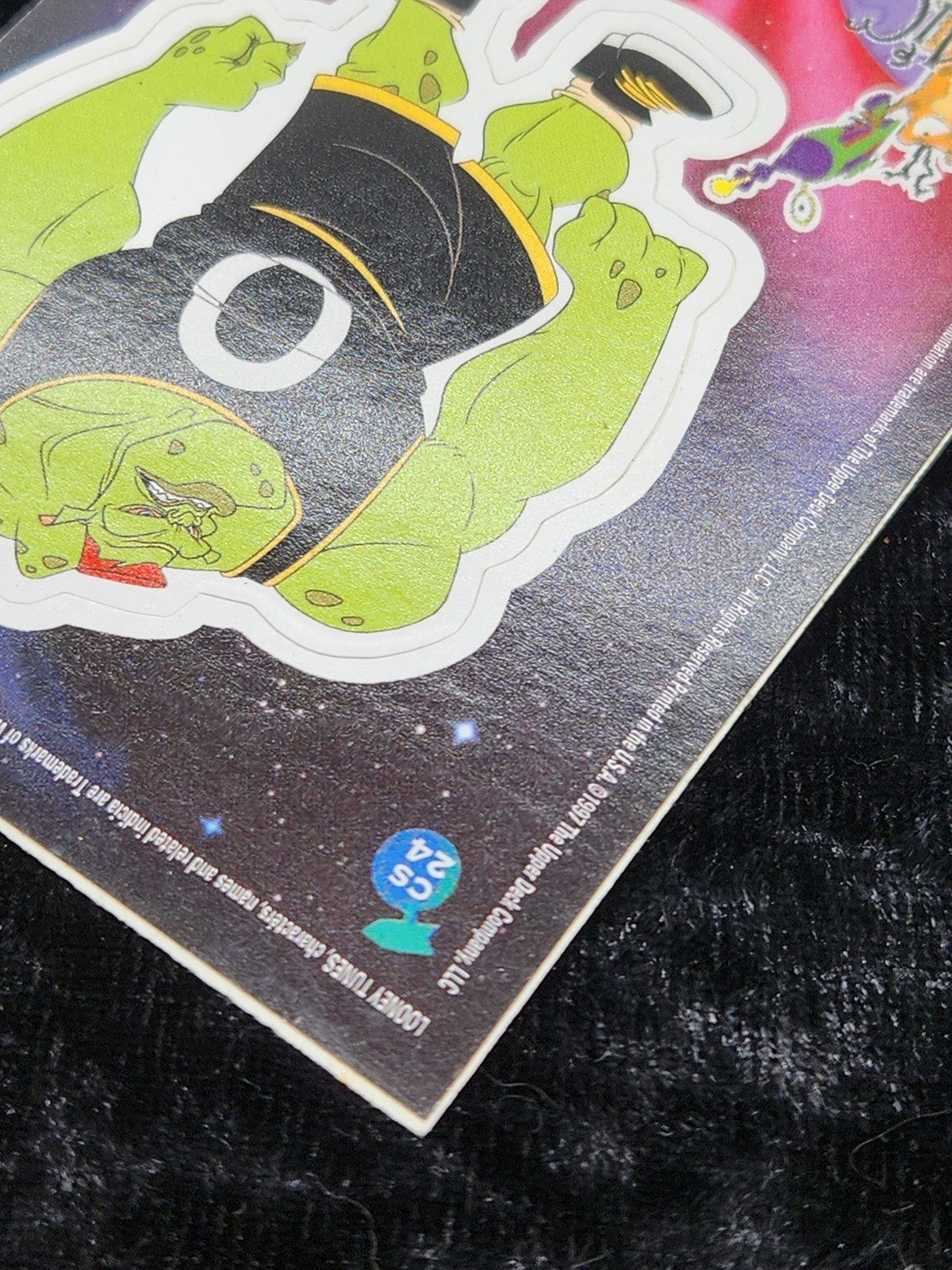 1997 Upper Deck Space Jam Cosmic Showdown CS24 Blanko Sticker Card Monstars