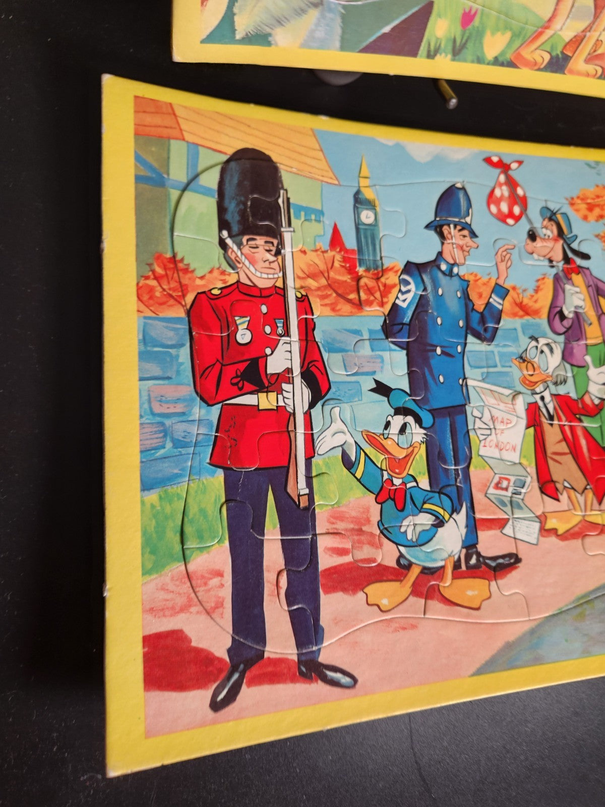 Vintage Disney Frame Tray Puzzle Lot Goofy Donald Duck Snow White Pluto 1980s