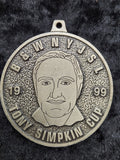 1999 Tony Simpkins Cup B&W NYJSL Runner-Up Medal 2.5” Soccer Award NY