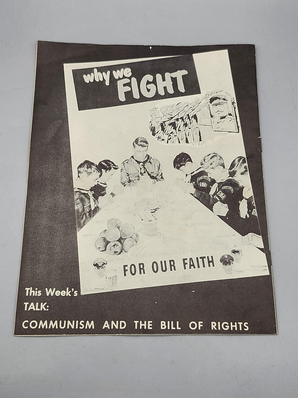 Vintage Armed Forces Talk 407 Communism And Bill Of Rights US Military Booklet