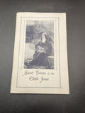 Vintage 1925 “Saint Teresa of the Child Jesus” Catholic Devotional Booklet
