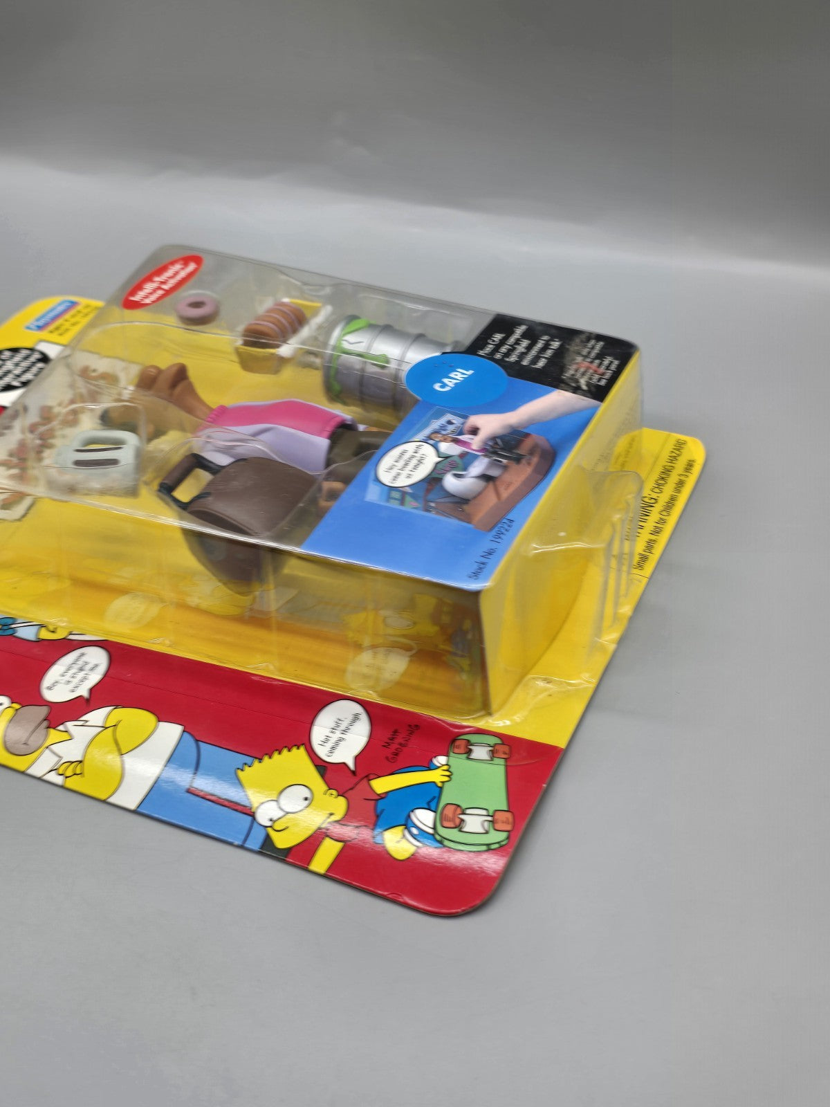 The Simpsons Carl Interactive Figure Playmates 2001 Sealed World of Springfield