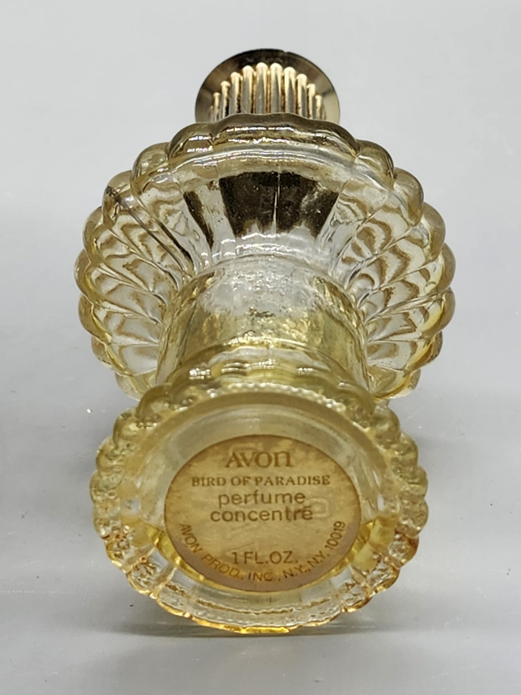 Vintage Avon Bird of Paradise Perfume Concentre 1 oz Partial Bottle
