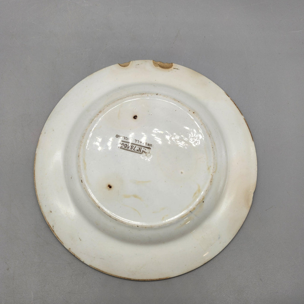 Vintage Nursery Tales Old Mother Hubbard Alphabet Plate Dog Tunstall England