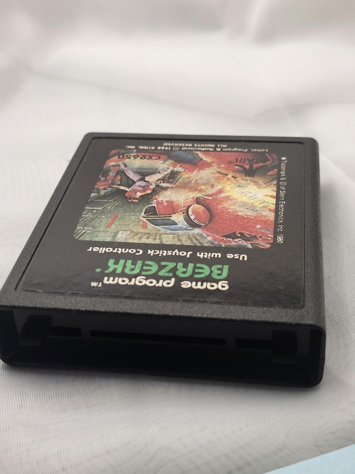 Berzerk Atari 2600 Game Cartridge Atari NTSC-U/C 1982 Arcade Shooter Action