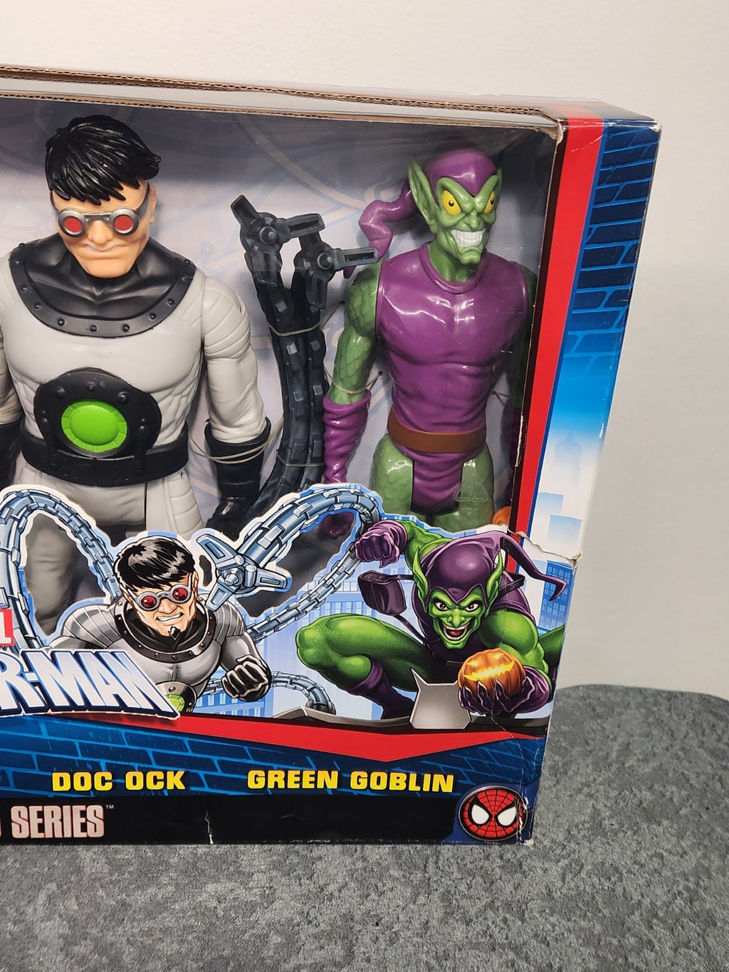 Marvel Spider-Man Titan Hero Series 4 Figure Gift Set Spider-Man Green Goblin...