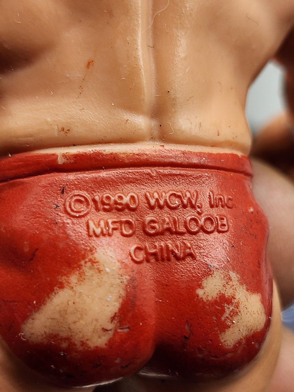 Vintage 1990 WCW Arn Anderson Action Figure Galoob Wrestler Toy Loose Red White