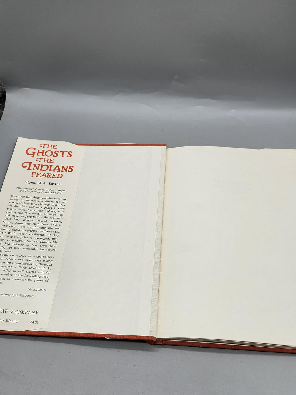 Vintage The Ghosts The Indians Feared Sigmund Lavine HC DJ Dodd Mead USA 1975