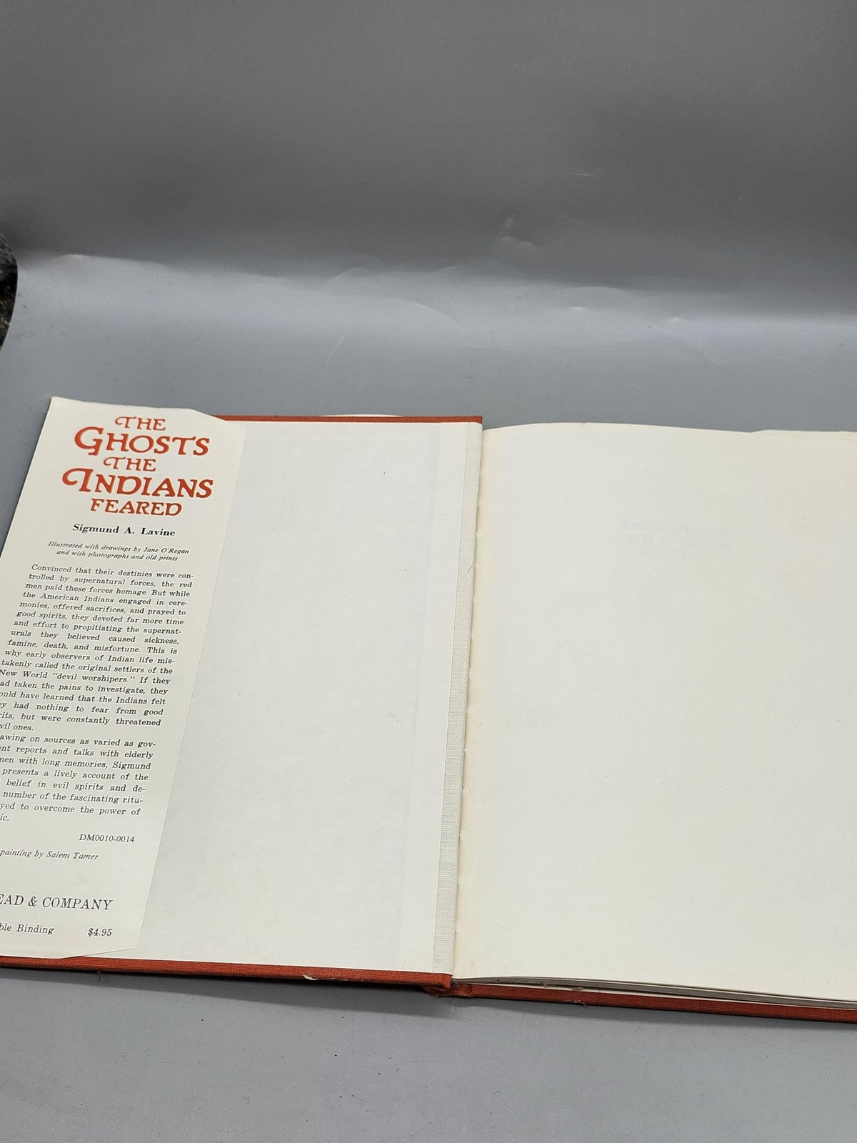 Vintage The Ghosts The Indians Feared Sigmund Lavine HC DJ Dodd Mead USA 1975