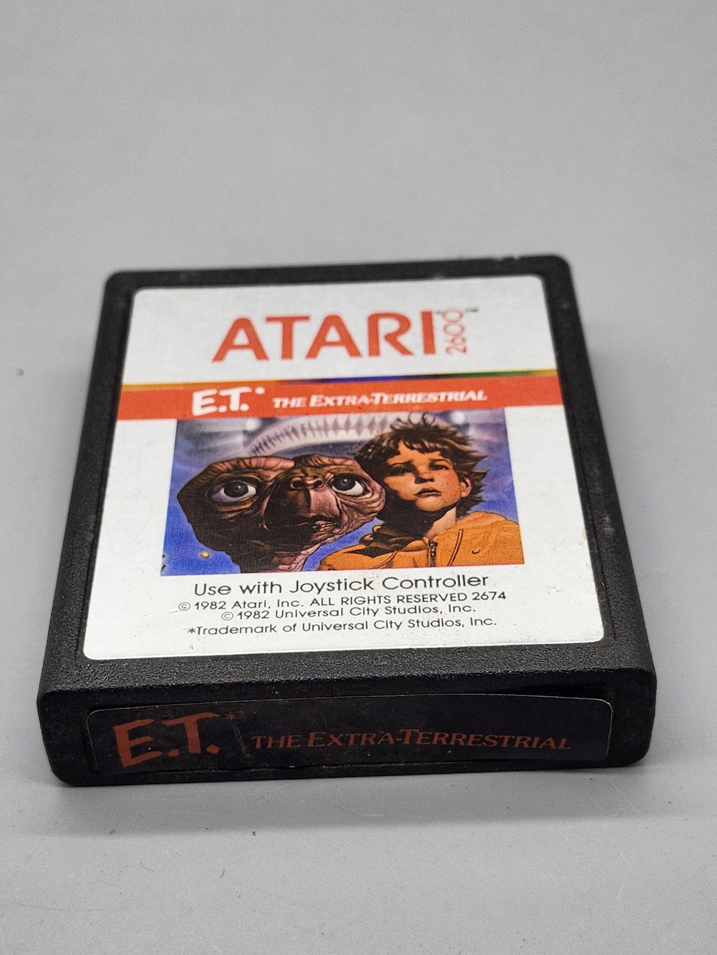 E.T. The Extra-Terrestrial Atari 2600 Game Atari 1982 Action Adventure Cart