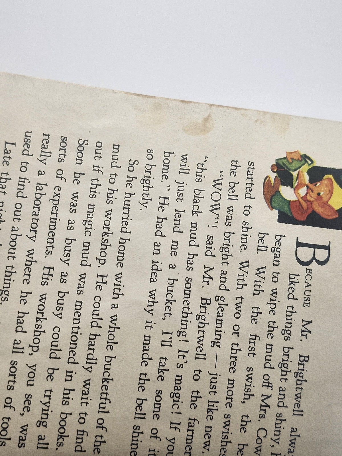 Vintage 1944 The Cow And The Silver Cream Vernon Grant J.A. Wright PB Kids