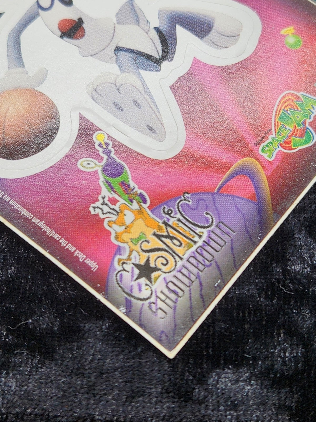 1997 Upper Deck Space Jam Cosmic Showdown CS1 Bugs Bunny Sticker Card