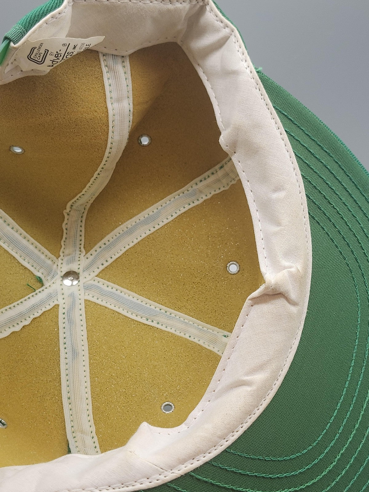 Vintage Adver-Togs Beech-Nut Hat Cap Snap Back Mens One Size Green Foam 80s