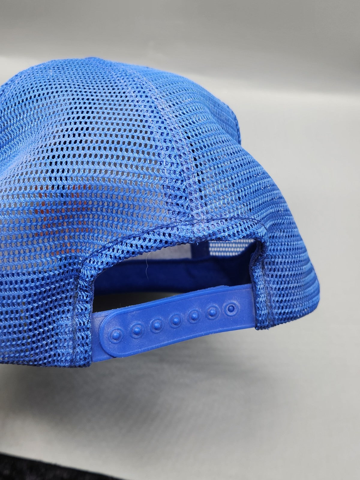 Vintage New York Mets Mesh Trucker Snapback Hat MLB Official License Blue Orange