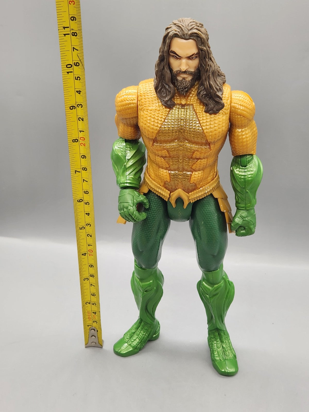 DC Comics Aquaman 12” Talking Action Figure Jason Momoa Movie Toy Untested