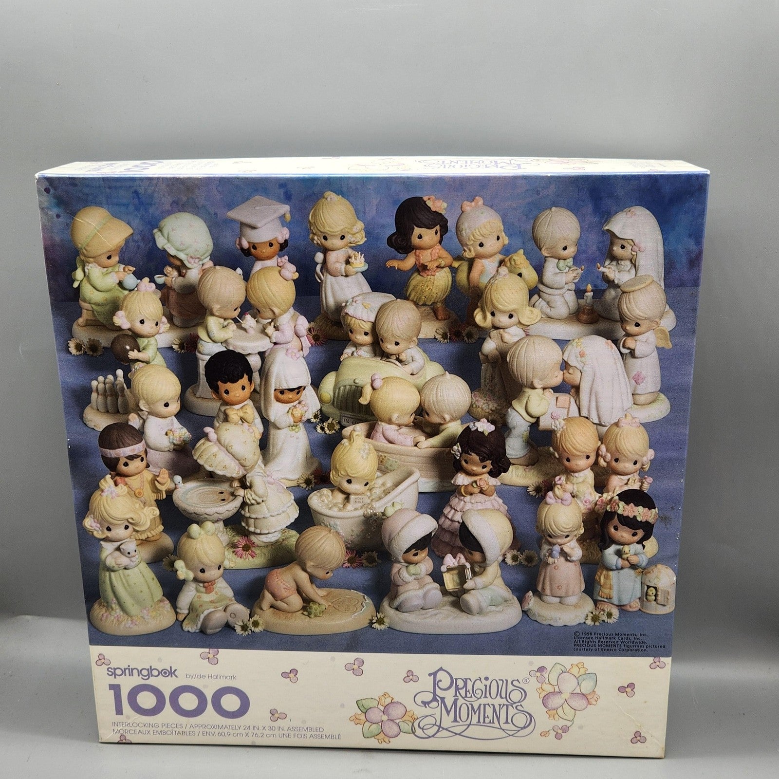 Vintage Springbok Precious Moments Figurines 1000pc Jigsaw Puzzle Multicolor
