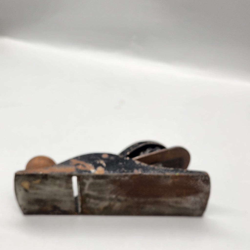 Vintage Woodworking Hand Plane – Cast Metal w/ Wooden Handle