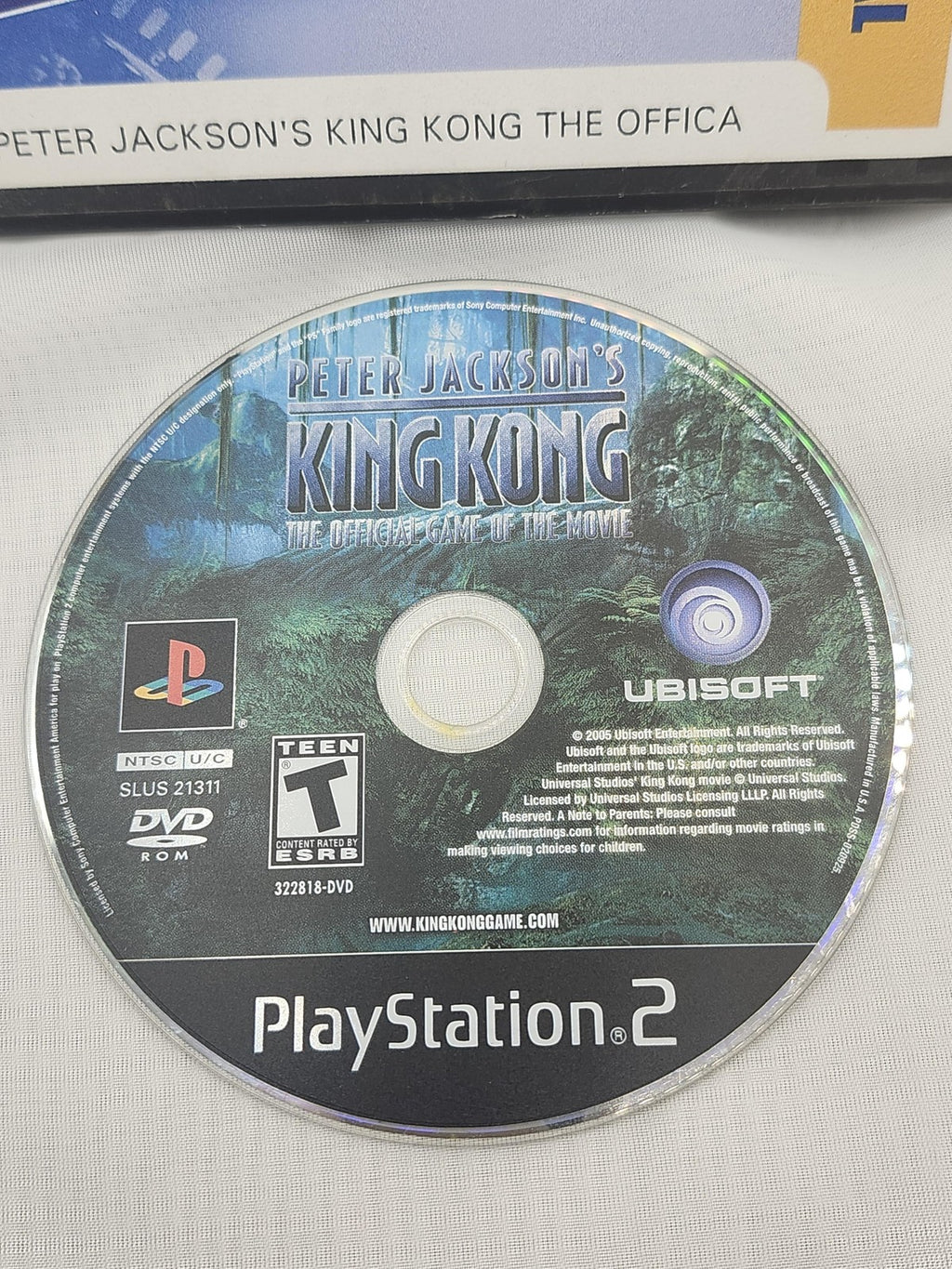 Peter Jackson's King Kong Sony PlayStation 2 Game Disc Blockbuster