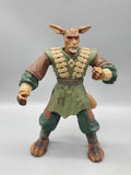 Vintage Animal Warrior Action Figure Brown Green Plastic Toy Loose Fantasy