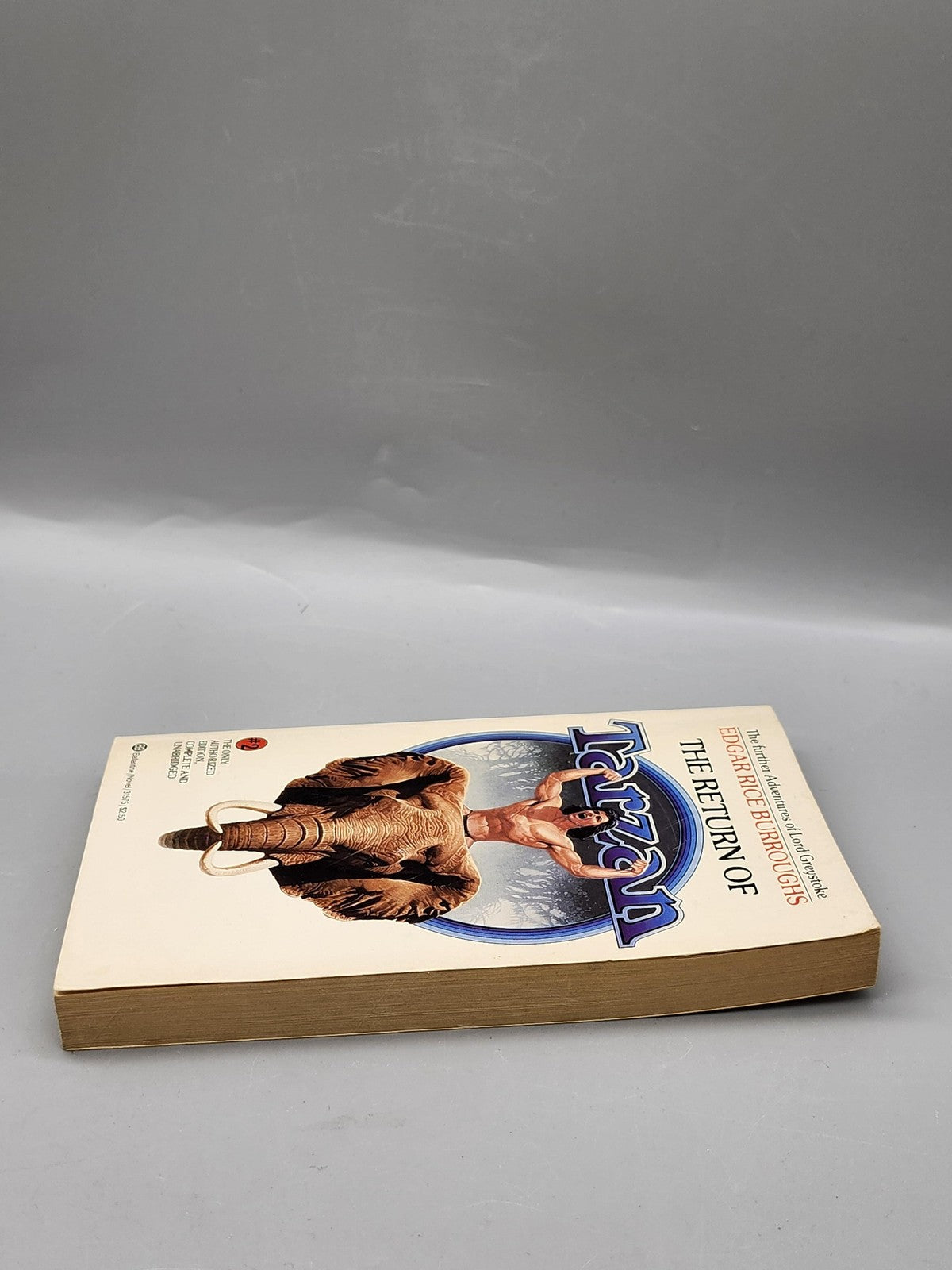 Vintage The Return Of Tarzan Edgar Rice Burroughs Cream PB Ballantine USA 1984