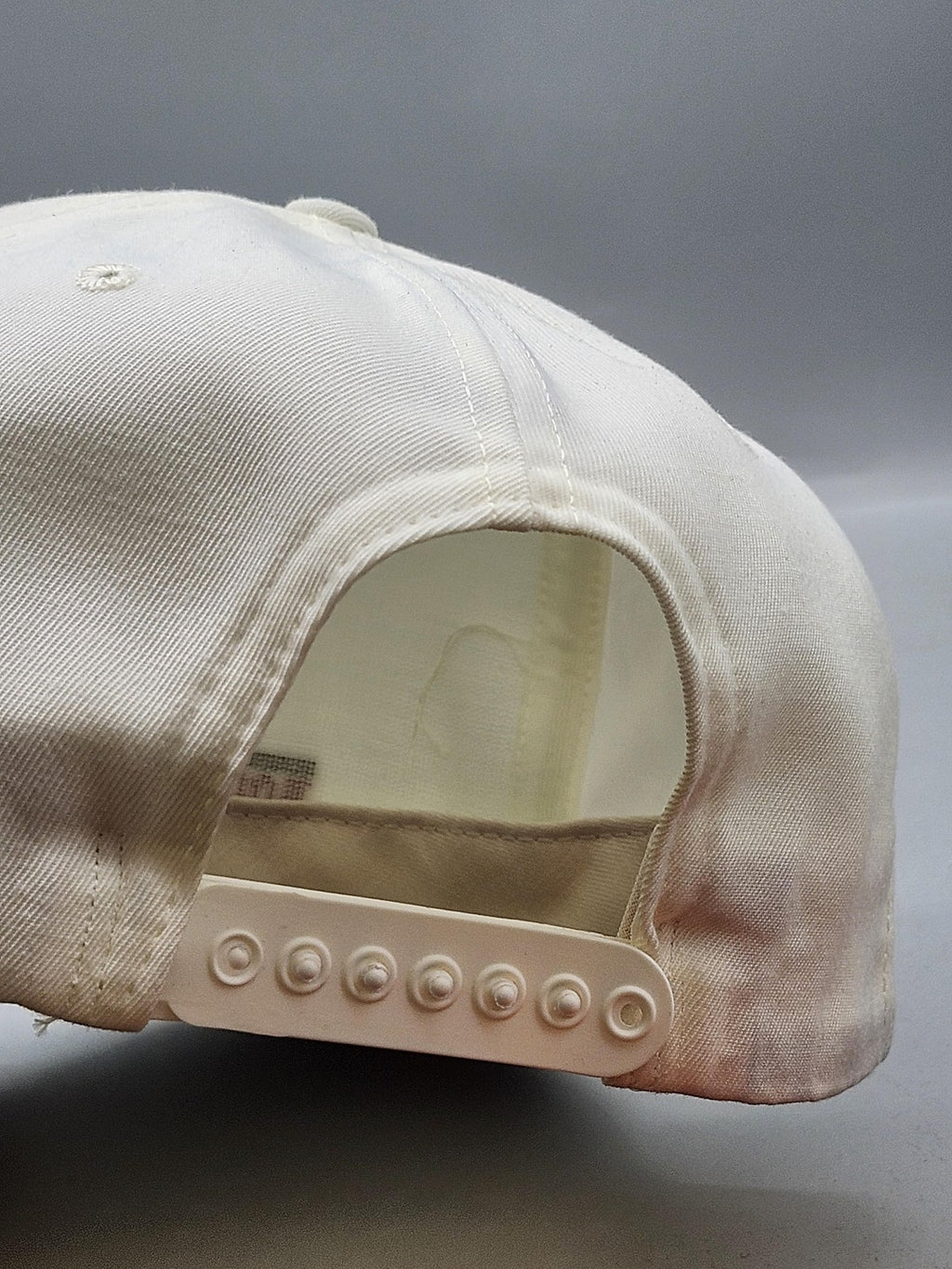 Vintage Boca Raton G.C. New Era Hat Cap Snap Back Mens L White Rope 80s