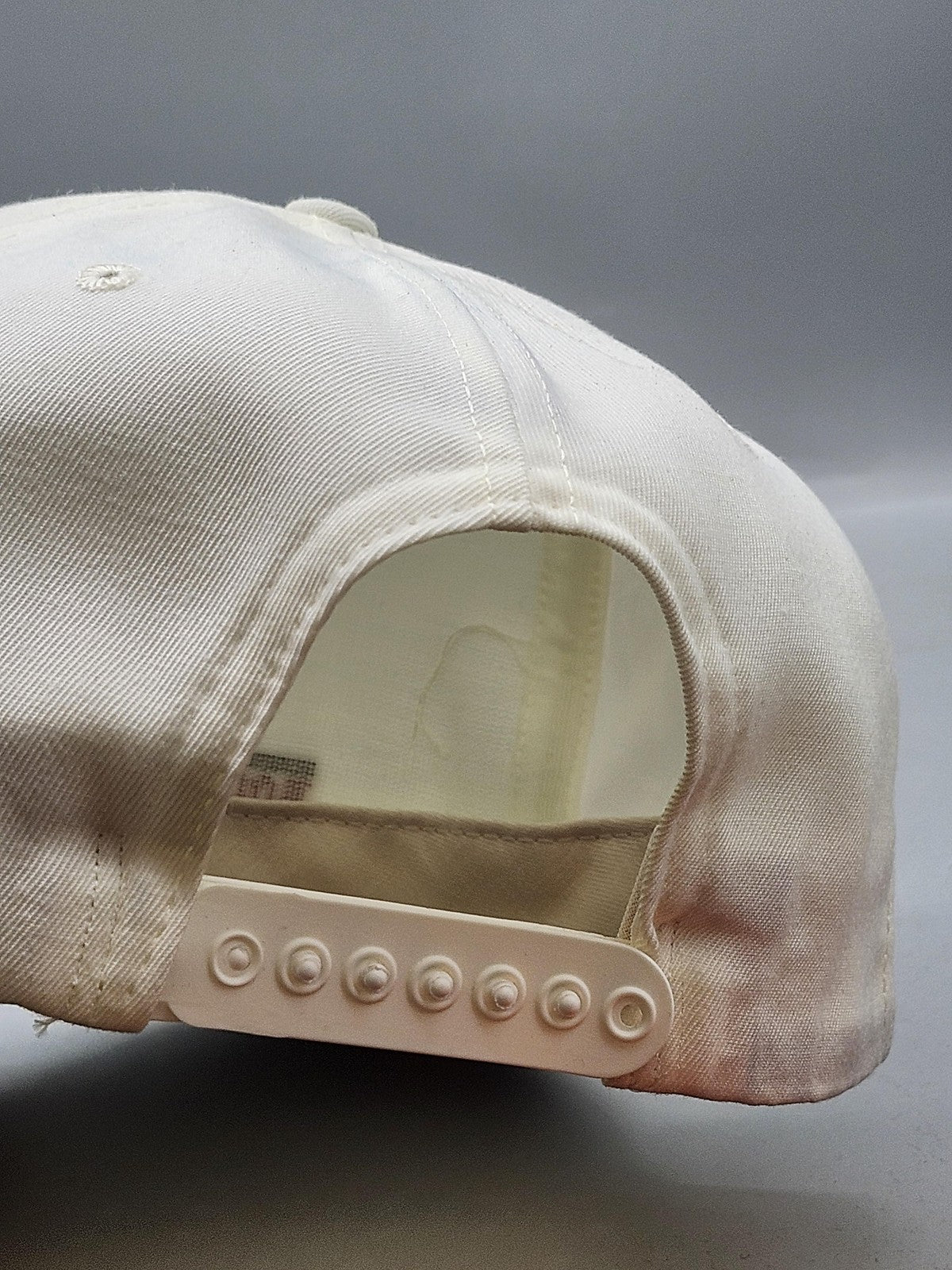Vintage Boca Raton G.C. New Era Hat Cap Snap Back Mens L White Rope 80s