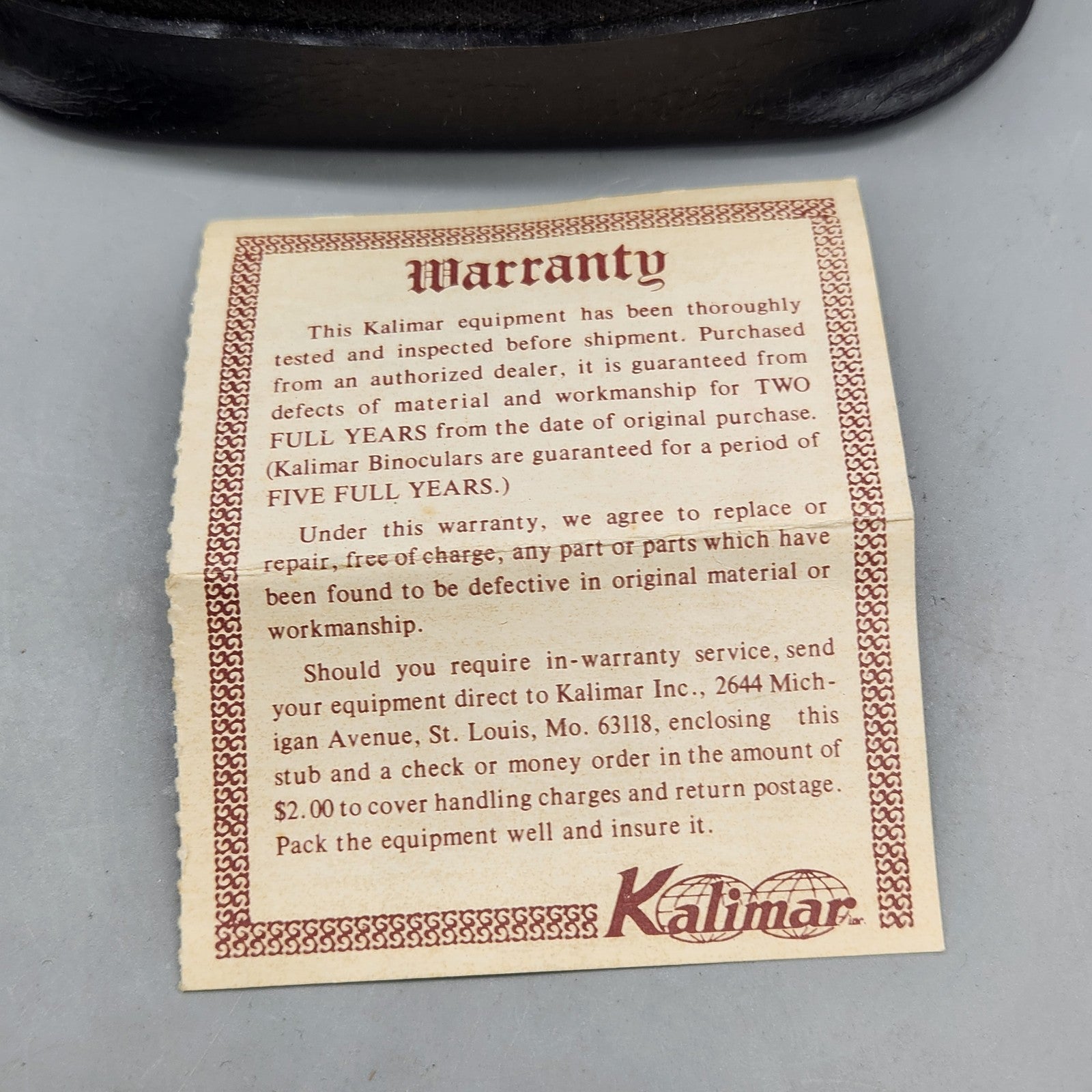 Vintage Kaligar Auxiliary Lens Set Wide Angle & Telephoto w/ Original Case 