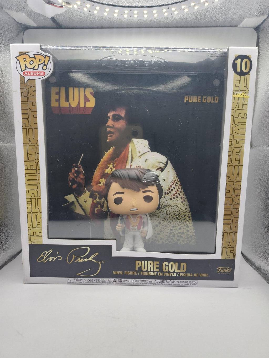 Funko Pop Albums Elvis Presley Pure Gold Vinyl Figure #10 Multicolor Music