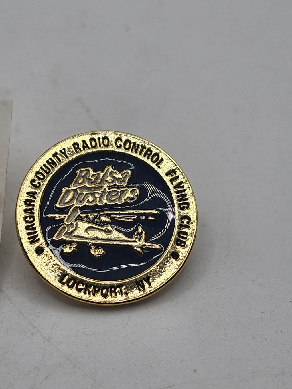 Vintage AMA Leader Club Balsa Dusters Pins Lot 2 Niagara County NY Flying Club