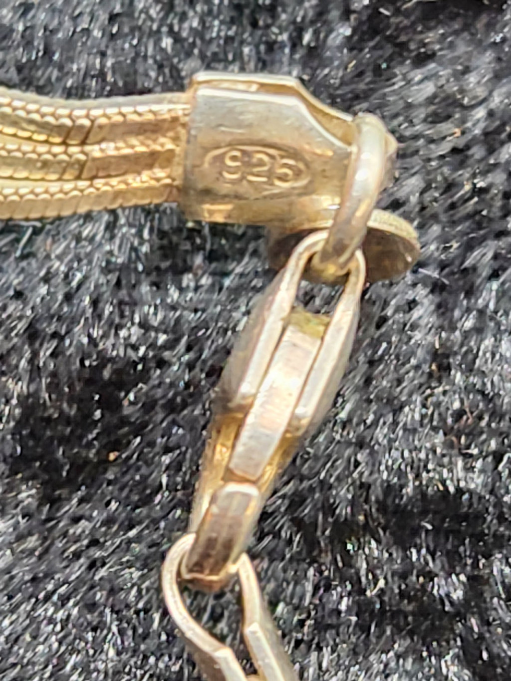Italy Sterling Silver 925 Multi Strand Snake Chain Bracelet With Knot Accents