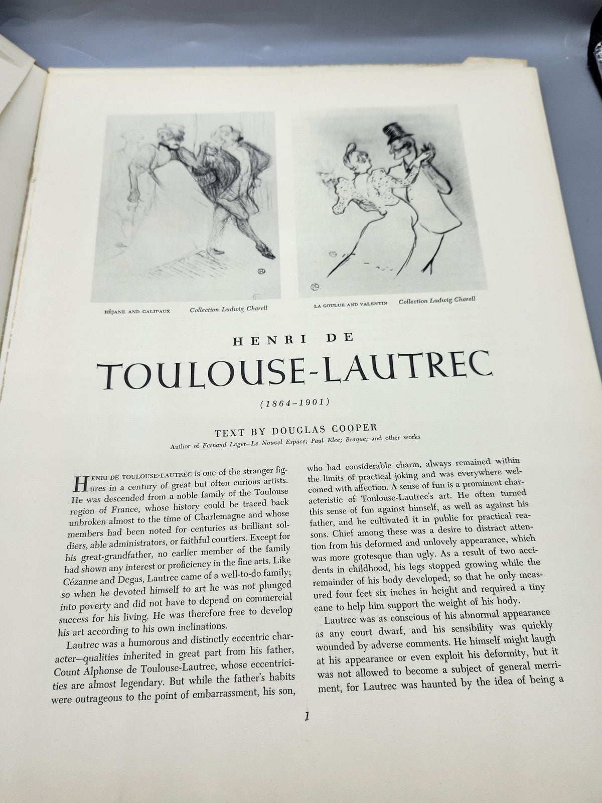 Vintage Toulouse Lautrec 16 Beautiful Full Color Prints Portfolio 1952 Abrams
