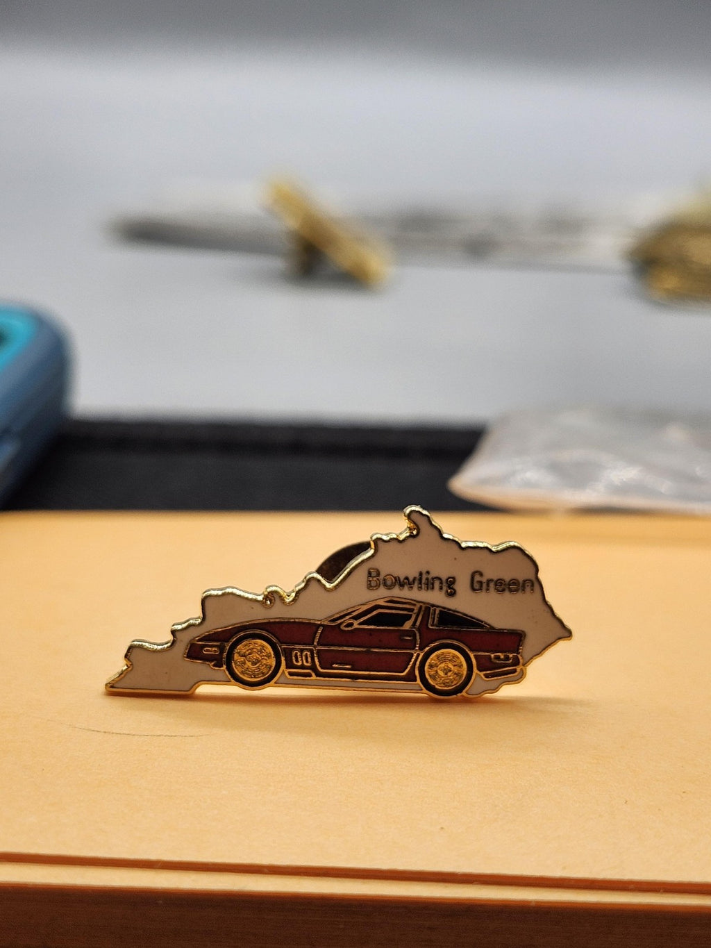 Vintage Motorcycle Pins Lot 4 Americade Harley HOG Bowling Green Wyoming Lapel