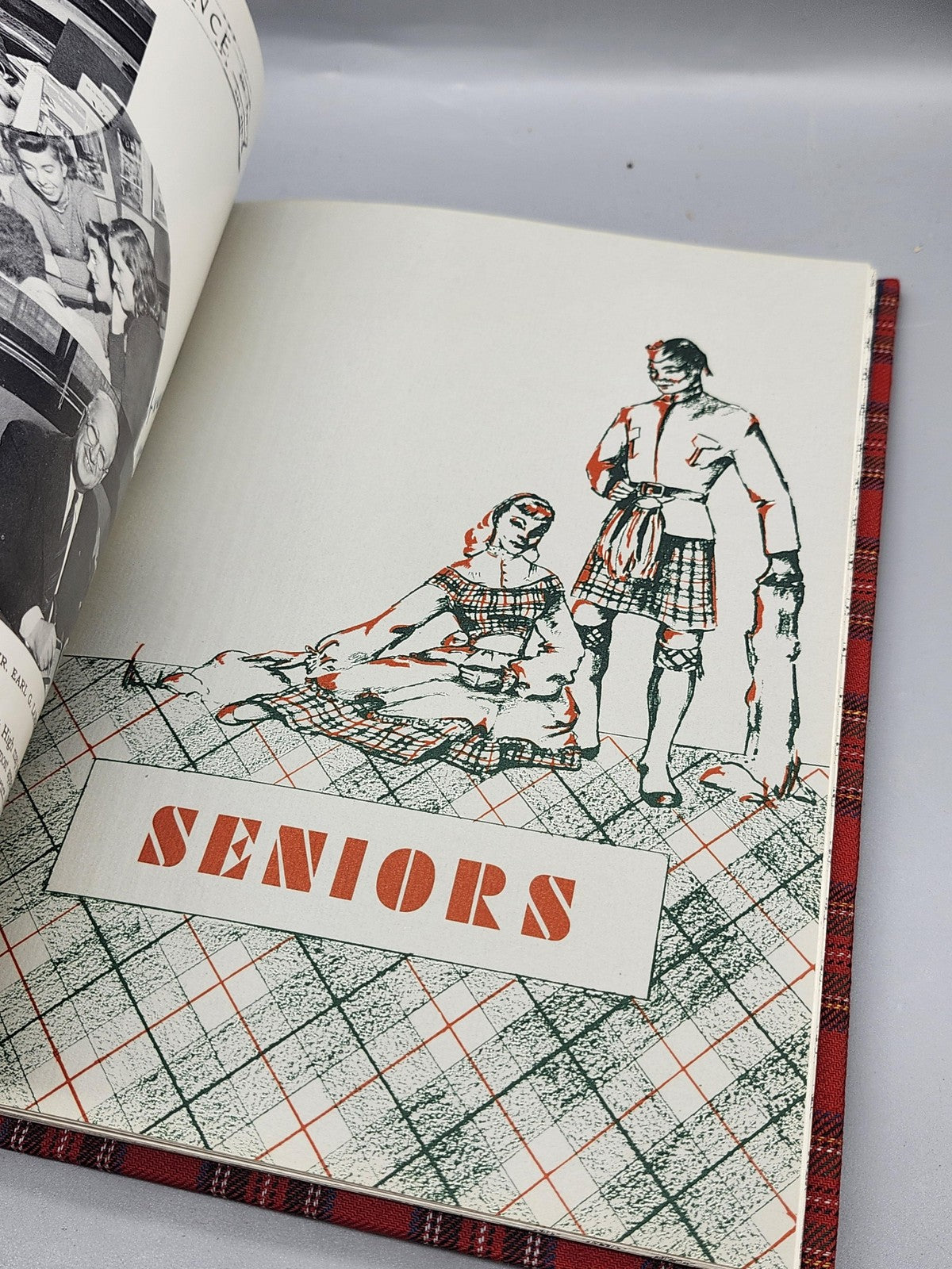 Vintage 1950 Orient Yearbook East High Marion Joyce Red HC USA Rochester NY